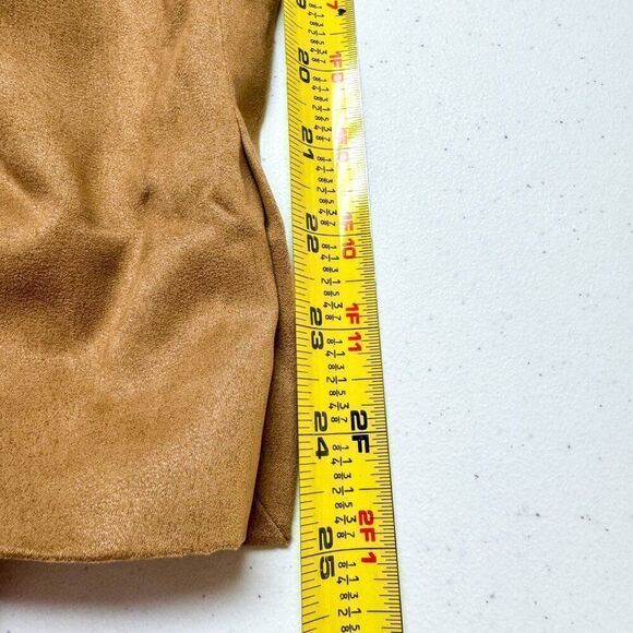 Chaps Blazer Men 42R Tan Polyester Suit Jacket Business Casual Wedding Office - Picture 14 of 15